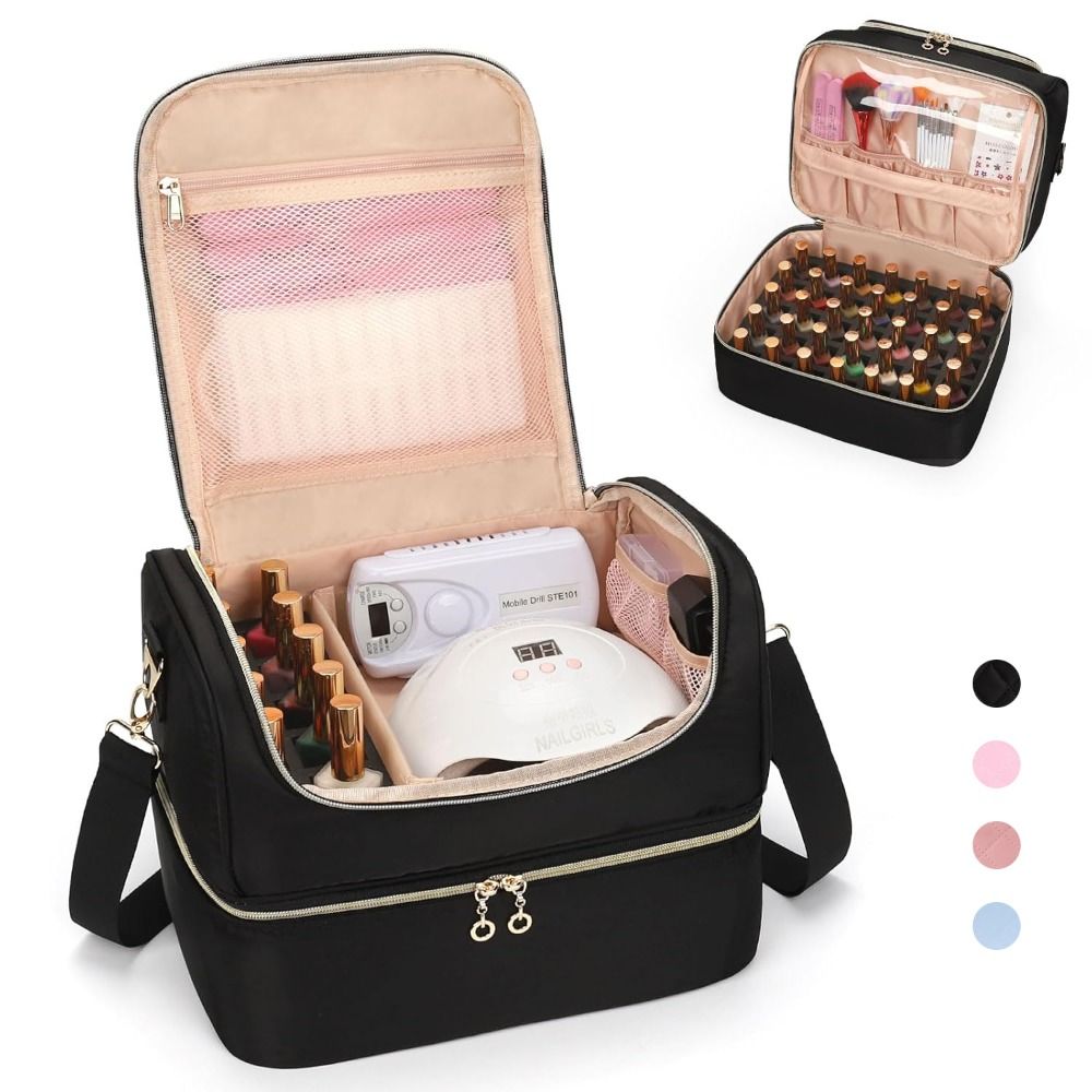 حقيبة منظم طلاء الأظافر مزدوجة - مراجعة Tech Woven Accessories وسعره
