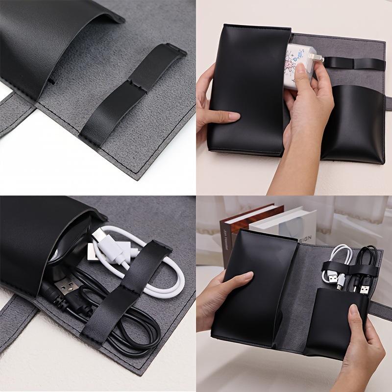 1 قطعة بو الجلود متعددة مقصورة - مراجعة Tech Woven Accessories وسعره